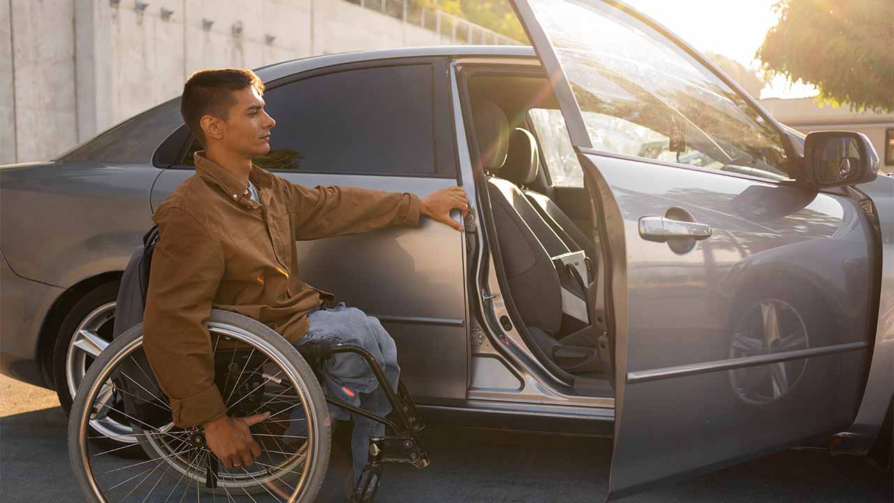 wheelchair accessible taxi